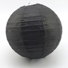 Tmade Tmade 12 PCS 4" Black Paper Lanterns for Birthday Baby Shower Wedding Party Garden Home Decoration