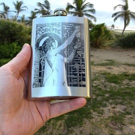 8oz Absinthe Robette Flask