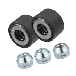 RATCHROLL Universal Wheel Stud Installer Tool, Wheel Bolt Installer, M12x1.25 M12x1.5 M14x1.5, Iron, with 3/4" Hex Wheel Lug Nuts, Silver Tone, 1 Set Stylish Design Replacement Car Parts