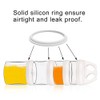 BeneLabel Stackable Food Storage Containers with Twist Lock System -