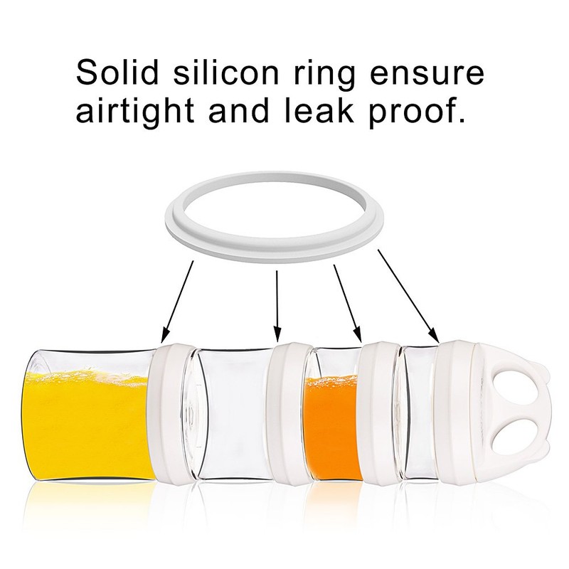 BeneLabel Stackable Food Storage Containers with Twist Lock System -