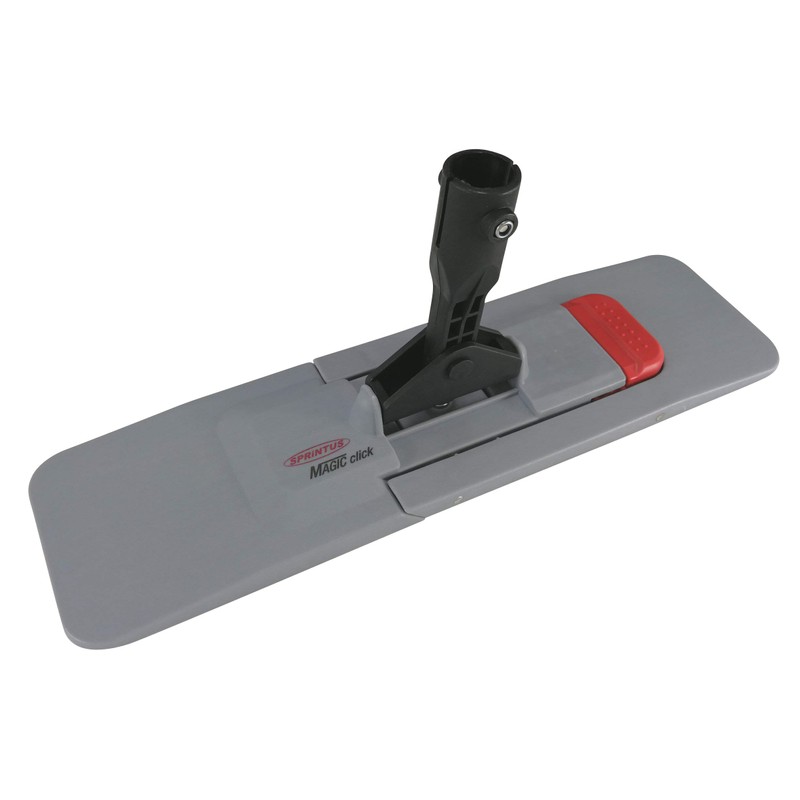 cleanSv Magic Click 50 cm Patentierter Mopphalter, Magnetklapphalter mit Aufrechtfunktion
