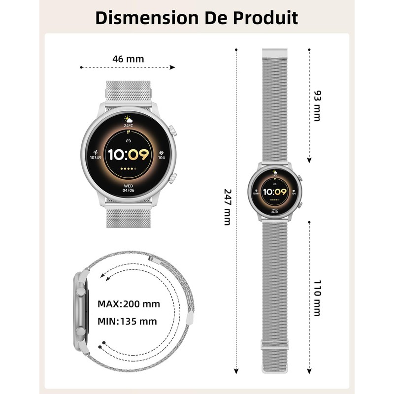 Hwagol Women's smartwatch