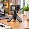 Mini Tripod Stand for Action Cameras – Compact 1/4-Inch Screw