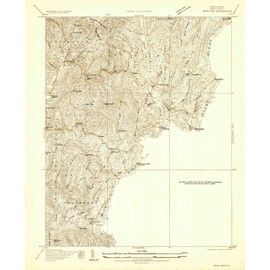 YellowMaps Newland NC topo map, 1:24000 Scale, 7.5 X 7.5 Minute, Historical, 1934, 26.8 x 21.8 in - Paper