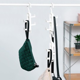 PAVIKE Wall Hanger, Hanging Bag Hanger, Rotating Hat Stand, Over the Door, Storage, Bag Hanger, Over the Door Hook, Hat Hanger, Clothes Hanger, Back Storage, Towel, Hat, Umbrella, Tie, Scarf, Bag,