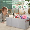 QYYDWN Extra Large Sturdy Toy Box, 40"x16"x14" Stuffed Animal Storage