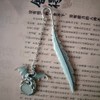 Retro Glow in The Dark Reading Metal Bookmarks Long Chain