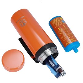 Hielera Para Insulina, Porta Insulina Para Viaje, Aprobado Por TSA,Para 1-7 Bolígrafos, Mantiene La Medicación Refrigerada Durante 48H En Viajes Largos, Incluye Soporte Para Botellas Y Termómetro