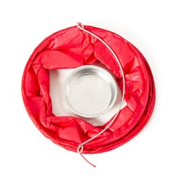 kadoh Paper Lantern (Pack of 1) • Light Bag in Red • Party Decoration for Wedding, Christmas, Fancy Dress • Size L