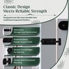 Renovators Supply Manufacturing Slide Bolt Latch 3.5 in. Black Wrought