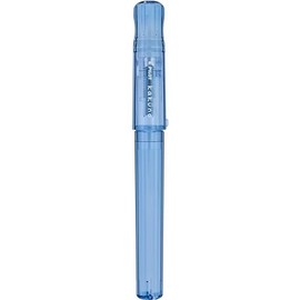 PILOT Pluma Fuente Kakuno, barril color azul traslúcido, punto mediano, estuche con una pieza