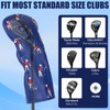 Golf Club Head covers Hybrid Utility Rescue with Interchangeable Number