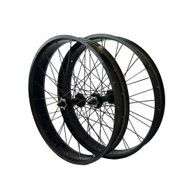 JZsports 26*4" Fat Tire Wheelset, Heavy Duty 12G Spokes Disc Brake BIKE Wheelset