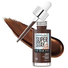 Maybelline Super Stay Up to 24HR Skin Tint, Radiant Light-to-Medium Coverage Foundation, Makeup Infused With Vitamin C:_374