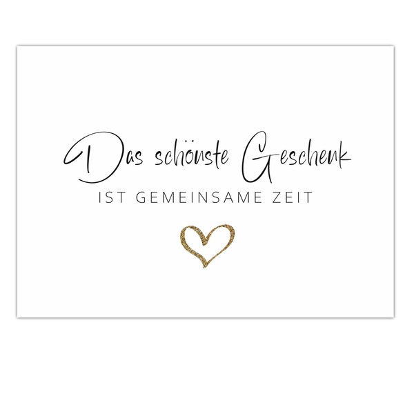 Eummel Das schönste Geschenk ist gemeinsame Zeit | 5 Karten