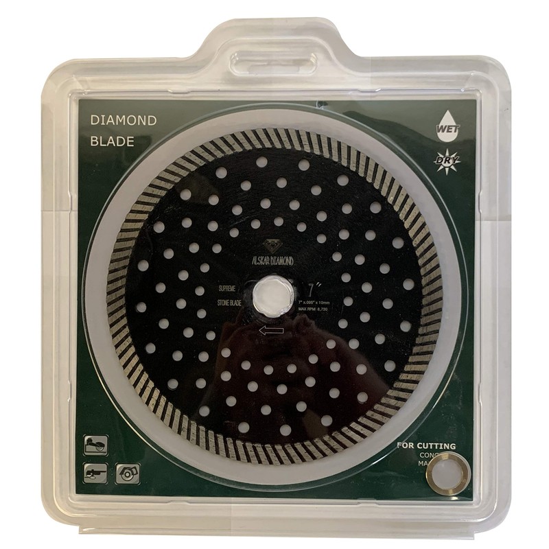 ALSKAR DIAMOND ADLGPC 7 inch Stone Cutting Premium Turbo Continuous