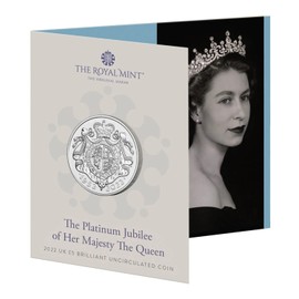 Queen Elizabeth II Platinum Jubilee 2022 UK £5 Royal Mint Pack