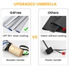 G4Free 42 Inch Travel Umbrella UPF 50+ UV Protection with
