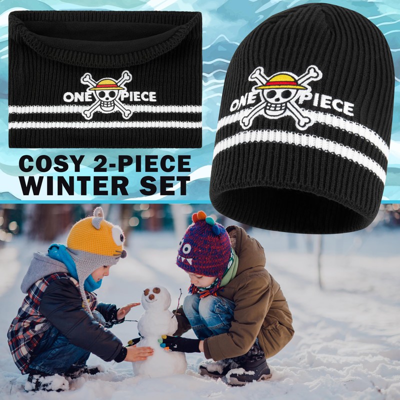 Get Trend One Piece Beanie Winter Accessories Set for Boys