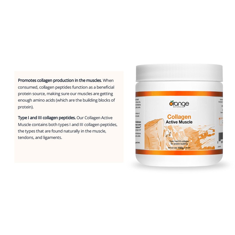 Orange Naturals - Collagen Active Muscle - 150g Powder