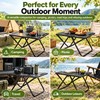 Folding Camping Table for Outdoor Adventures – Compact Metal Side