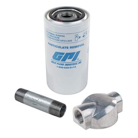 GPI - 18 GPM, 10 Micron Particulate Filter Kit with 3/4-inch NPT Aluminum Adapter (GPI Genuine Accessory 129500-06)