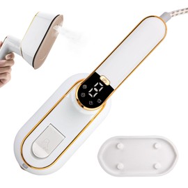 Mini Dampfbügeleisen,1300W Tragbares Reisebügeleisen,180°Drehbar HanddampfbüGeleisen,Schnelles Aufheizen Kabelgebunden Faltbar DampfbüGeleisen,UnterstüTzt Trocken Und NassbüGeln Für Unterwegs Kleidung