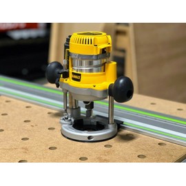 ToolCurve Guide Rail Adapter Compatible with Dewalt 618 Plunge Router