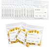 100Pcs Medication Bag, Repeatedly Sealing Pill Pouch, Portable Pill Bags