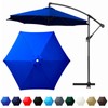GLDDFDG 9Ft 6 Ribs Patio Umbrella Replacement Canopy (Canopy only),