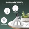 Healsmart 8.5" Clamp Light Socket, 150-Watt Maximum with 6 Feet