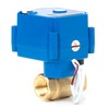 U.S. Solid Motor Ball Valve with Manual Function - 1/2