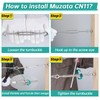 Muzata 10 Pack M6 Turnbuckle Stainless Steel Turnbuckles for Cable