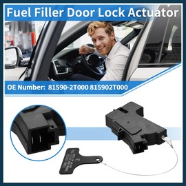 TUCKBOLD Fuel Door Lock Actuator for Hyundai Sonata 2015-2019 Plastic and Metal Replacement | Inner Fuel Flap Door Cap Release Motor 1 Pcs for Kia Optima 2011-2020