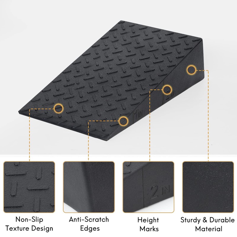 Squat Wedge – Slant Board for Squats Non-Slip Squat Wedge