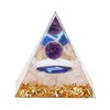 Constellation Pyramid Stone for Positive Energy Reduce Stress Chakra Resin