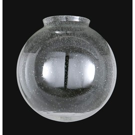 B&P Lamp® 8" Diameter, Seeded Glass Pendant Shade, 4" Fitter