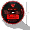 FOXBC 14 Inch Metal Steel Cutting Saw Blade 66 Tooth