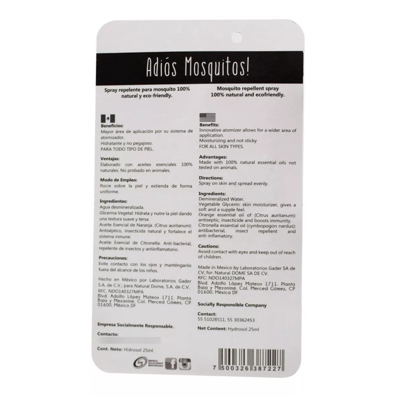 El Respiro Adiós Mosquitos Aceites Esenciales Aromaterapia El Respiro