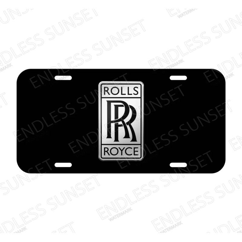 Amel Rolls Royce Luxury Car Rolls-Royce License Plate Front Auto