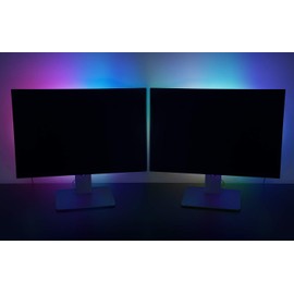 Speedlink MYX LED Dual Monitor Kit - RGB Colours Selectable Per LED Lamp, Multi-Coloured