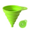 Embudos para uso en cocina, embudo de cocina plegable de