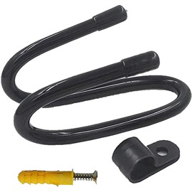 Pmsanzay Football Wall Mount Football Holder Display Rack, Football Wall Storage - Adjustable W Claw Shape - Great for Football Helmet/Coats/Hats/Ball Sports Equipment Storage Holder Home Decor