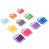 10 Sizes Hair Clipper Combs Guides Professional Colorful Number Coded