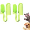 犬 歯ブラシ 2個セット 猫 歯ブラシ ペット 指サック 指歯ブラシ 歯磨き シリカゲル製
