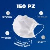 ECODELI Cubre Bocas Termosellado Desechable Triple Capa (150 Pz)