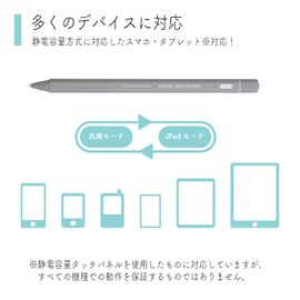 Princeton PSA-TPR06-GY Active Stylus "PASTEL SKETCH PRO" (Gray)