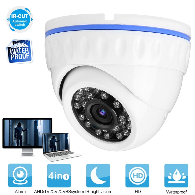 4 in 1 TVI/AHD/CVI/CVBS HD Analog CCTV Night Vision Waterproof