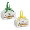Skater KB7W-A Snoopy Brothers Lunch Drawstring Bag, Set of 2